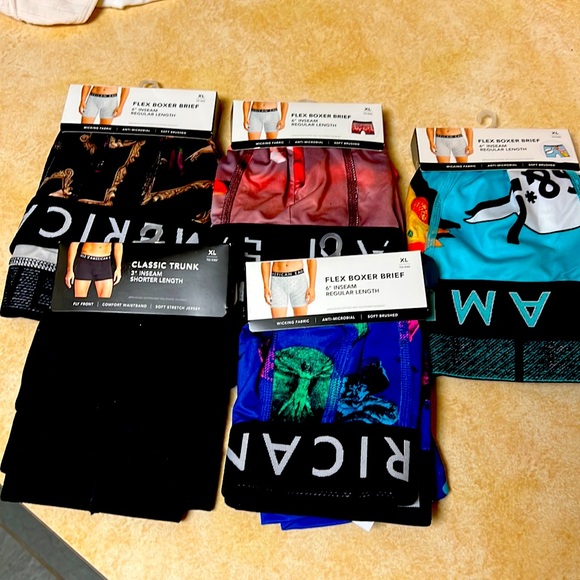 5 pairs of AE mens boxers XL - Picture 1 of 6